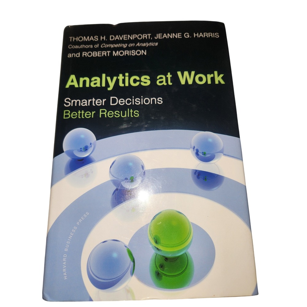 Analytics at Work Davenport Harris Morison Harvard Business Press Hardcover